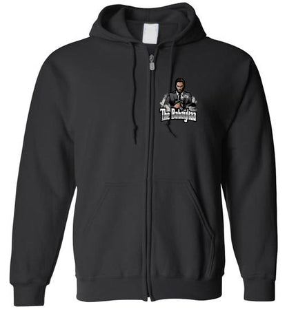 THE BABAYKAA Zip-Up Logo Hoodie