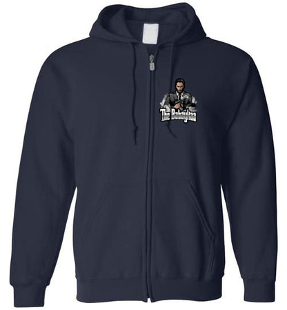 THE BABAYKAA Zip-Up Logo Hoodie