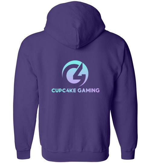CupC4ke Zip-Up Logo Hoodie