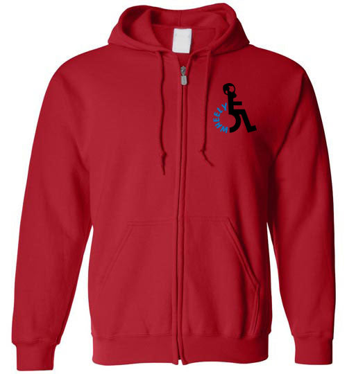 Wheelytv Zip Up Hoodie