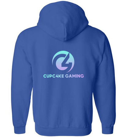CupC4ke Zip-Up Logo Hoodie
