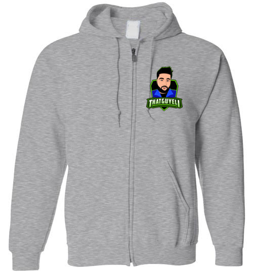 ThatguyEli Logo Zip-Up Hoodie