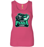 Tamborine Panda Gaming Logo Ladie's Tank