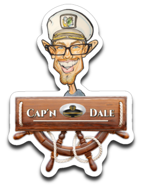 Cap'n Dale Sticker