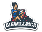 BIGWILLMcK Logo Sticker