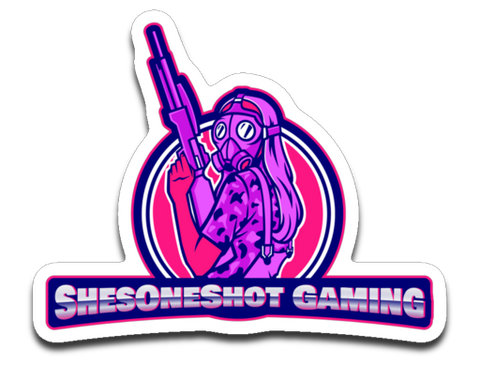 ShesOneShot Gaming Sticker