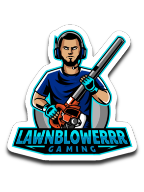 Lawnblowerrr Gaming Sticker