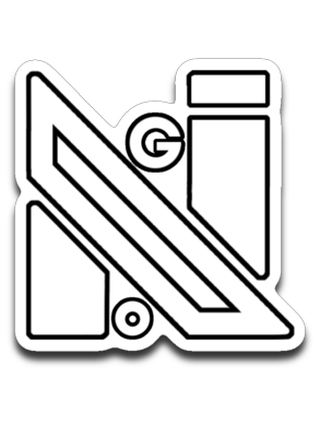 NoGi Whiteout Logo Sticker