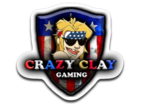 Crazy Clay Gaming Sticker