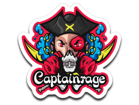 Captain Rage Sticker