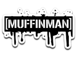 Muffinman Streams Spray Sticker