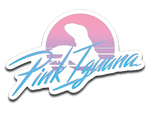 PinkIguana Sunset Sticker