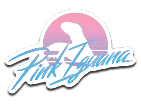 PinkIguana Sunset Sticker