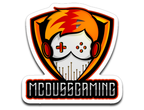 McDussGaming Logo Sticker