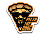 Pizza The Dude Sticker