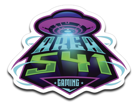 Area541 Gaming Logo Sticker