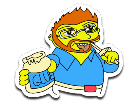 Glue Eater Gaming Sticker