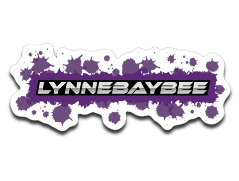 Lynnebaybee Purple Splash Sticker