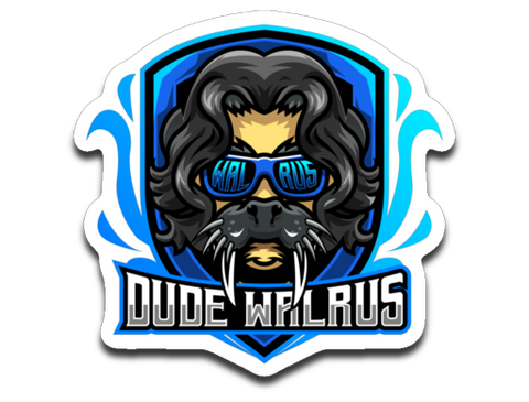 Dude Walrus Sticker