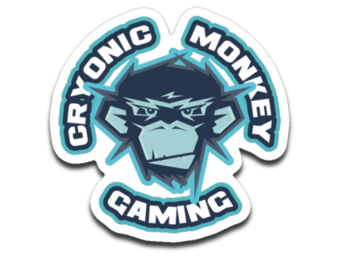 Cryonic Monkey Sticker