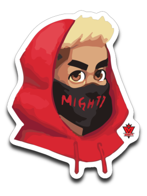 Mighty Face Sticker