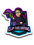 Clip This Gaming Sticker