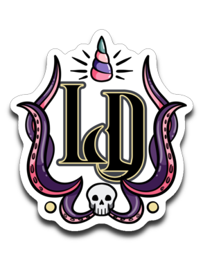 LadyDisturbed LD Sticker