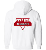 YoungAFT Zip-Up Logo Hoodie