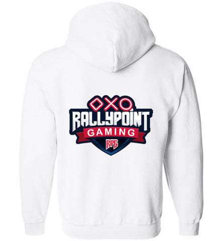 Rally Point Gaming Zip-Up Logo Hoodie
