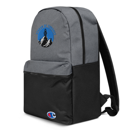 Stream of Thrones Embroidered Champion Backpack