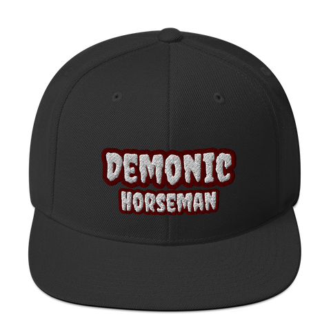 Demonic Horseman Snapback Hat