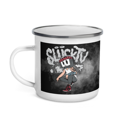SliickTV Enamel Mug