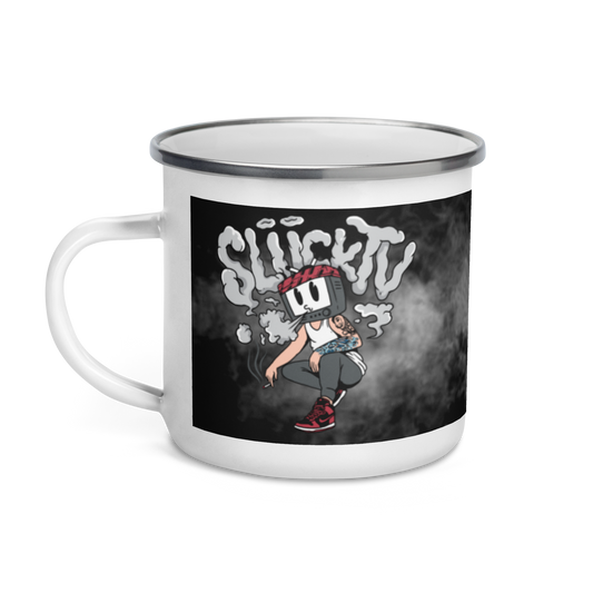SliickTV Enamel Mug