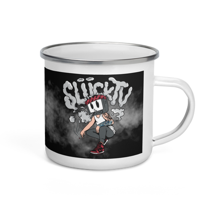 SliickTV Enamel Mug