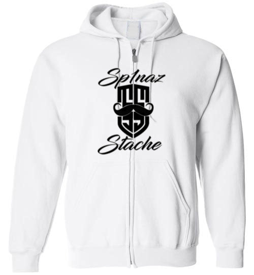 Sp1naz Zip-Up Logo Hoodie