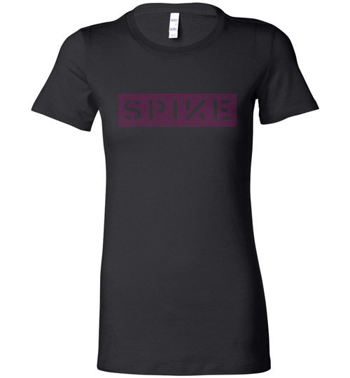 Spike Pink Logo Ladies Tee