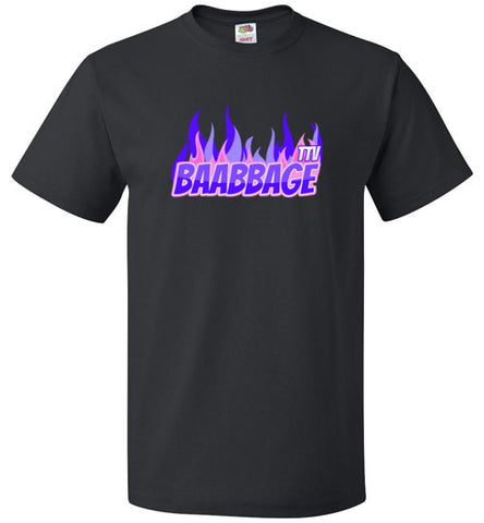 Baabbage Purple Flame Tee