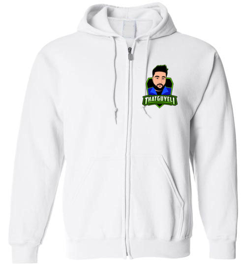 ThatguyEli Logo Zip-Up Hoodie