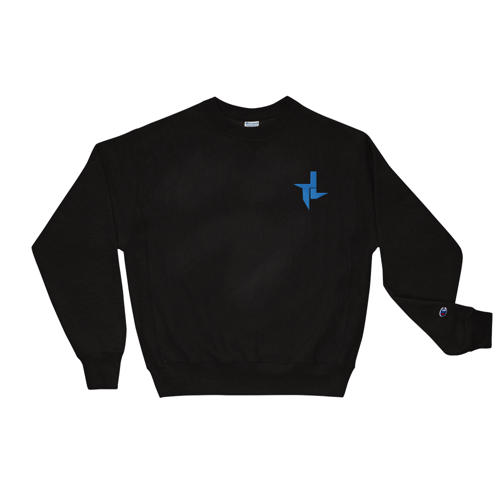 True Lykan Embroidered Champion Crewneck Sweatshirt