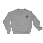 Devasaurus Black Embroidered Champion Sweatshirt