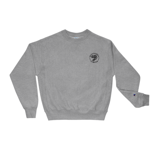 Devasaurus Black Embroidered Champion Sweatshirt