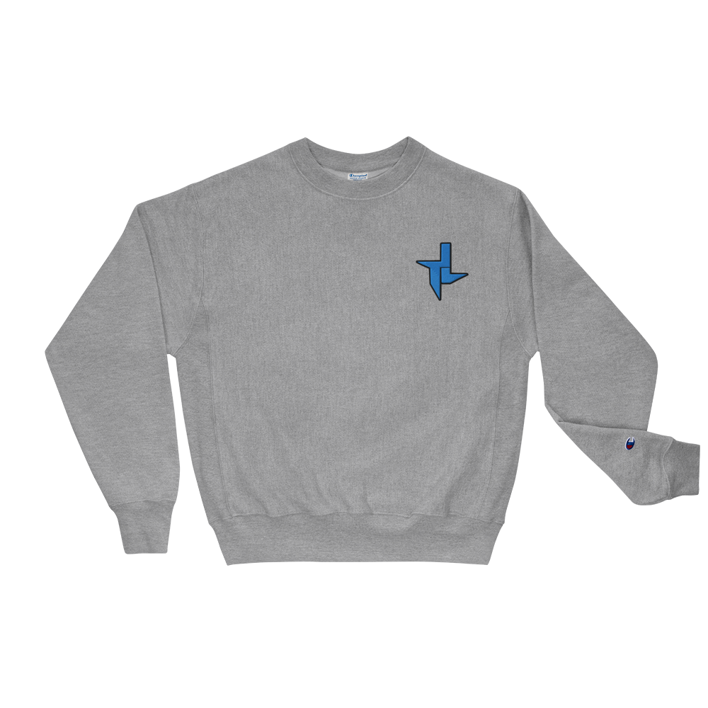 True Lykan Embroidered Champion Crewneck Sweatshirt