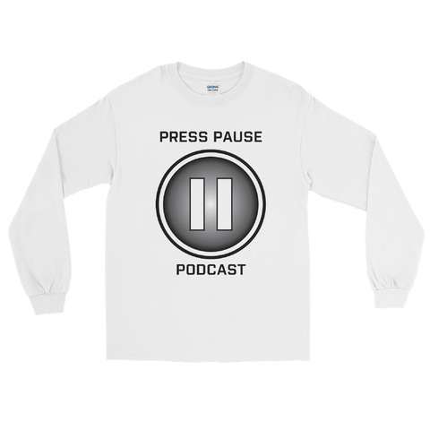 Press Pause Podcast Long Sleeve Tee