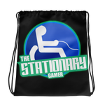The_stationary_gamer Drawstring bag