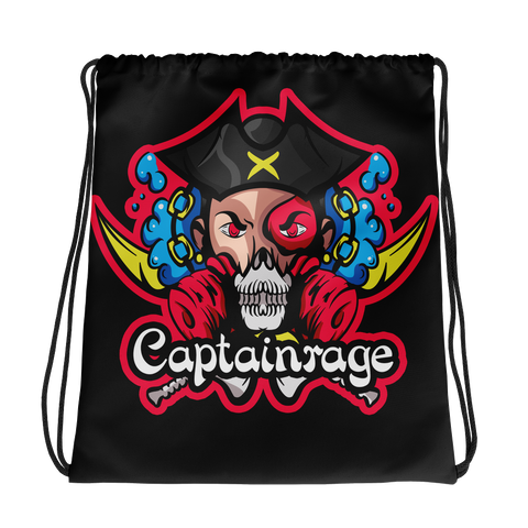 Captain Rage Drawstring Bag