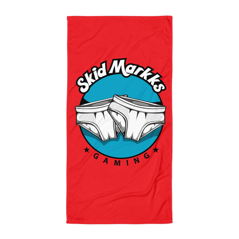Skid Markks Beach Towel