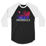 Mr.Miracle Grey Logo Baseball Tee