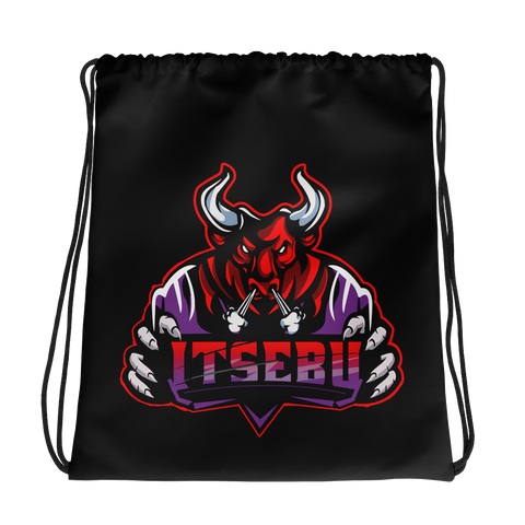 ItsEbu Logo Drawstring Bag