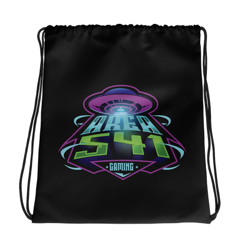 Area541 Gaming Logo Drawstring Bag