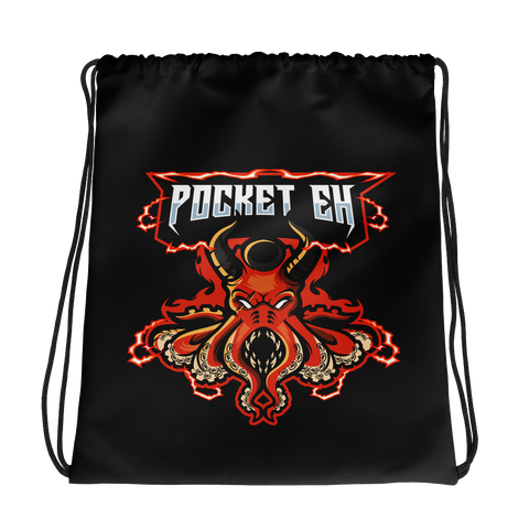 PocKeT eh Logo Drawstring Bag